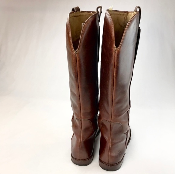 Frye Paige Leather Tall Riding Boots #77534 - Picture 3 of 10